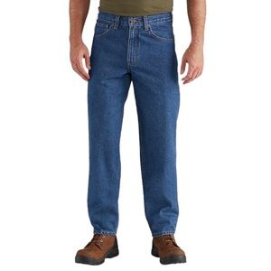 Carhartt Men’s Relaxed Fit Heavyweight 5-Pocket Tapered Leg Jeans - Size 35 X 32